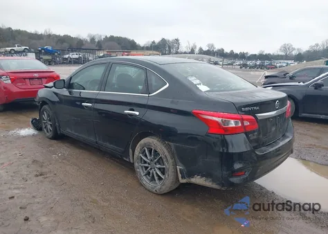 2017 Nissan Sentra S z USA, uszkodzony, nr VIN 3N1AB7AP4HY235329